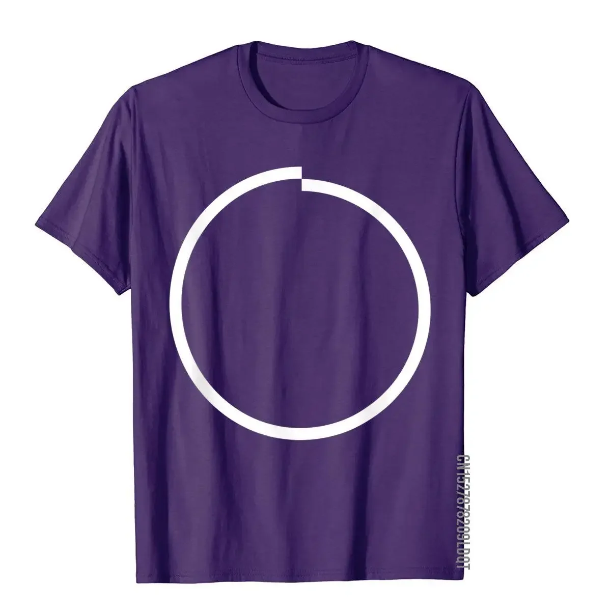 Incomplete Circle Cringe Meme Shirt Annoying Eyesore Ocd Cheap Men's T Shirt Street Tops Tees Cotton Unique