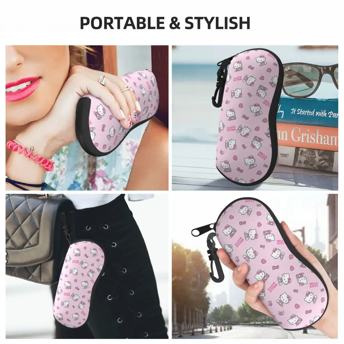 Чехол для очков Hello Kitty, с рисунком