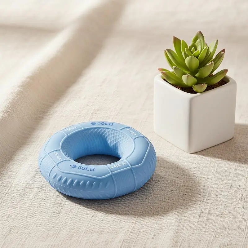 Silicone Grip Strength Ring Grip Ball Professional Hand Arm Muscle Training Gear