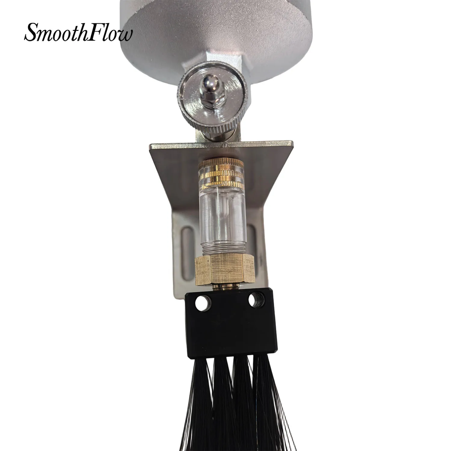 CNC Slide Way Oiler Set 350ml D350 Drip Feed Type 30mm Brush Stainless Bracket Sight Glass Manual Lubrication
