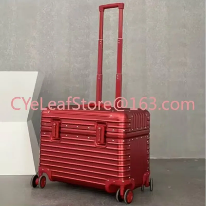 Travel Bags Business Carry On Aluminium Pilot Case Luggage Suitcases Trolley Pilot Case