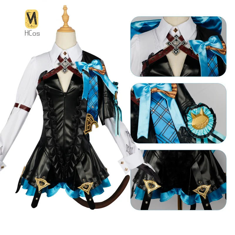 

HCos Genshin Impact Lynette cosplay Costume Anime Character Prop Halloween Carnival Party