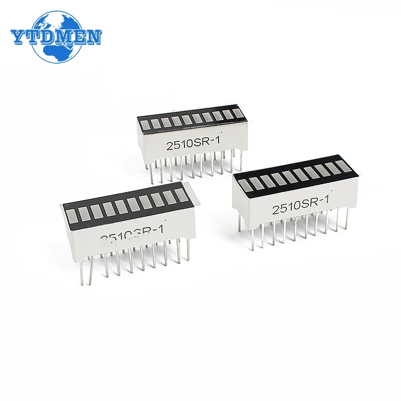 5pcs/10pcs LED Display 10 Segment Bar Graph Red Green Blue Colors DIY Display Module Digital Tube