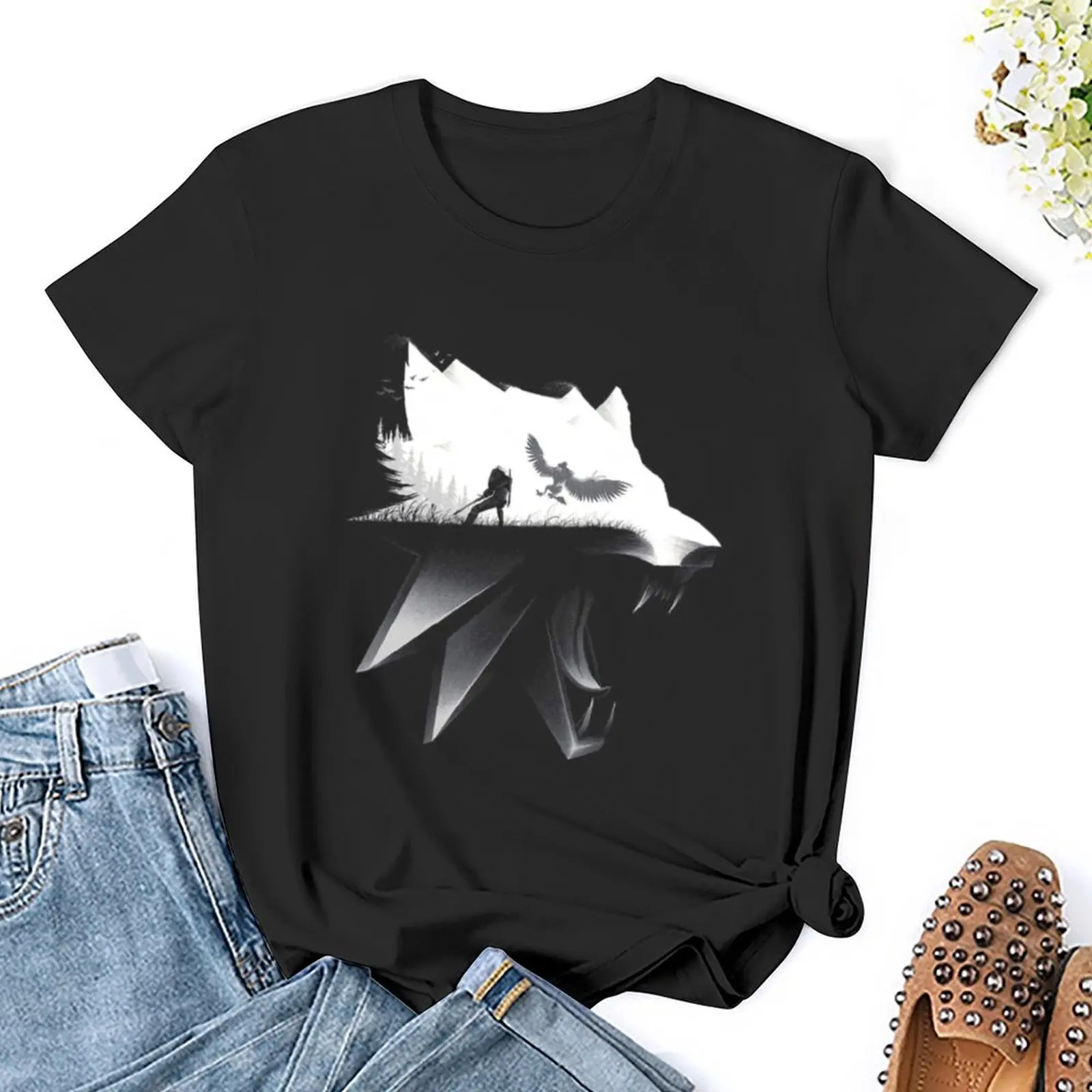 SYMBOL T-Shirt cute tops oversized graphics Women t shirt