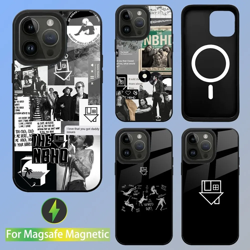 

The N-Neighbourhood NBHD Phone Case For iPhone 15,14,13,12,11,Plus,Pro,Max Mini Magsafe Magnetic Wireless Charging