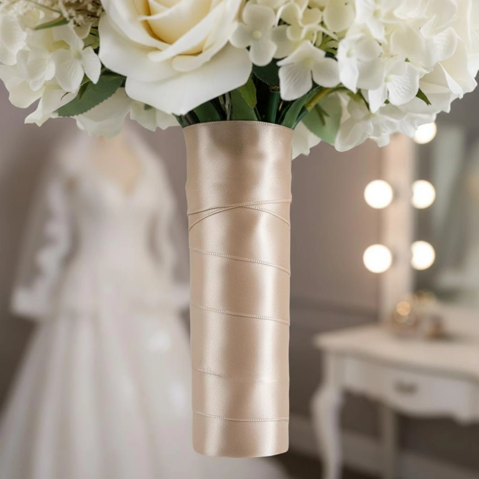 Teardrop Bridal Flower Arrangement Photo Prop Artificial Wedding Flower Arrangement Party Decoration Ready to Use Romantic