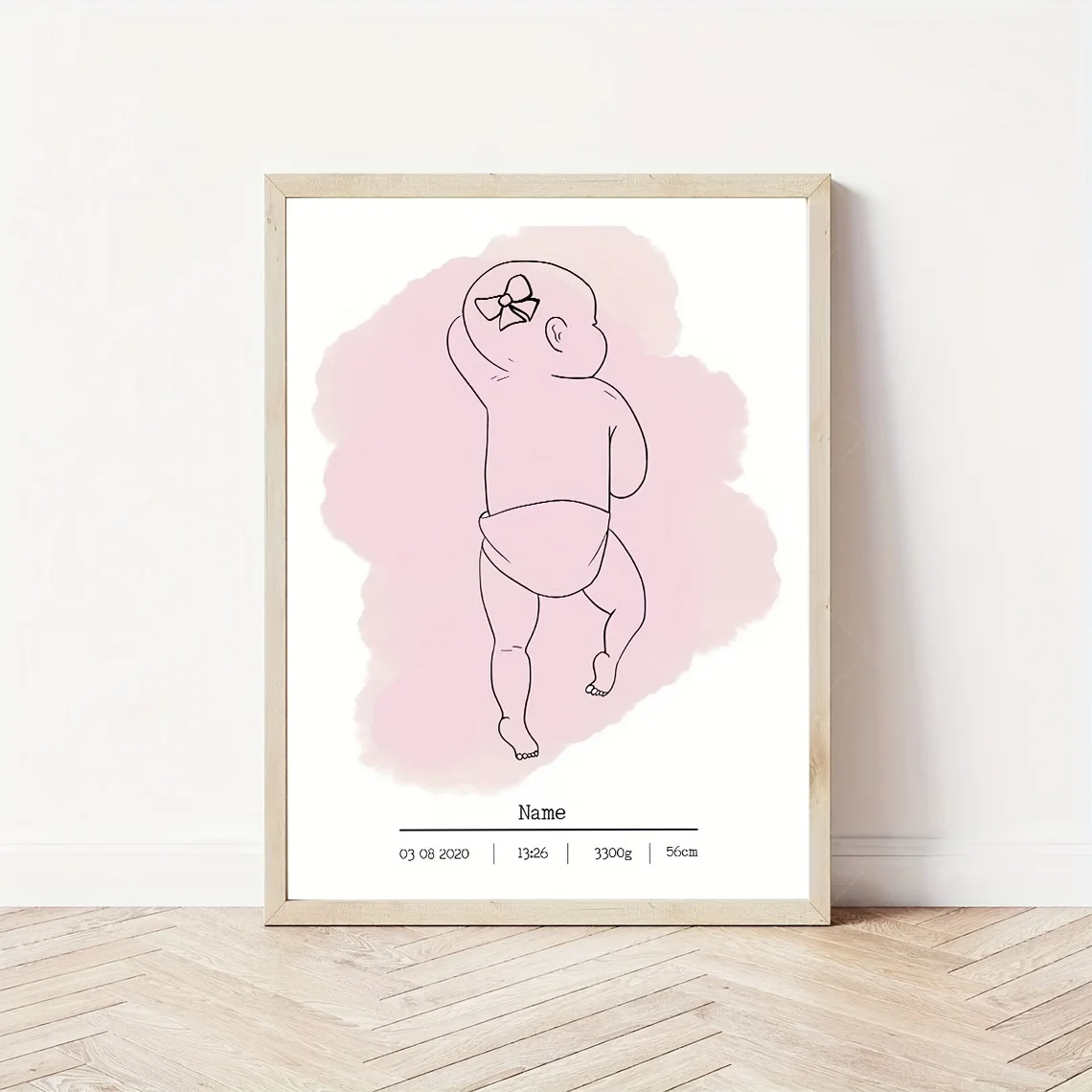 D Flat, 2D Flat, Personalized Wall Art for Birthdays, Charming Canvas Print Poster, a Treat for Yourself, Aesthetic Room Decor,