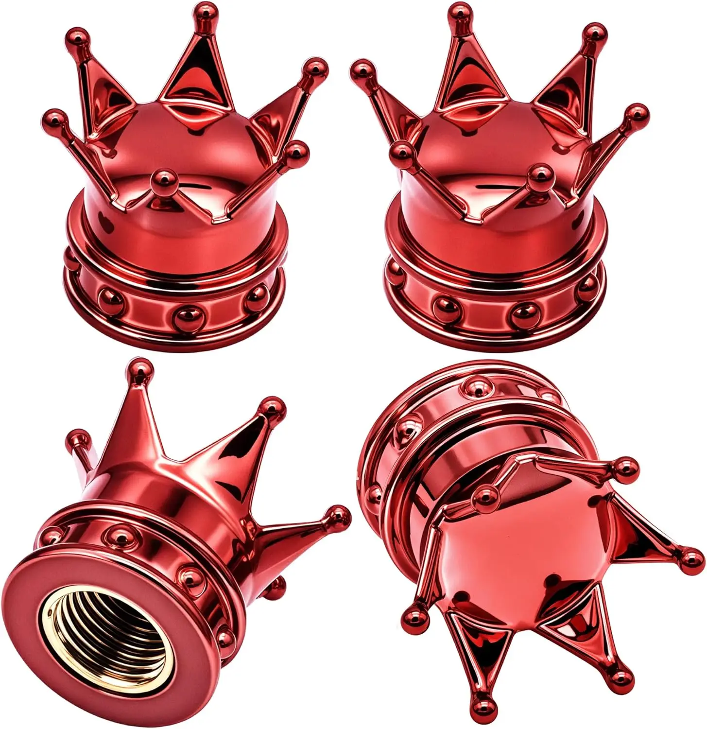 

Crown series valve cap for cars, motorcycles, bicycles. Universal valve cap for cars, motorcycles and bicycles.