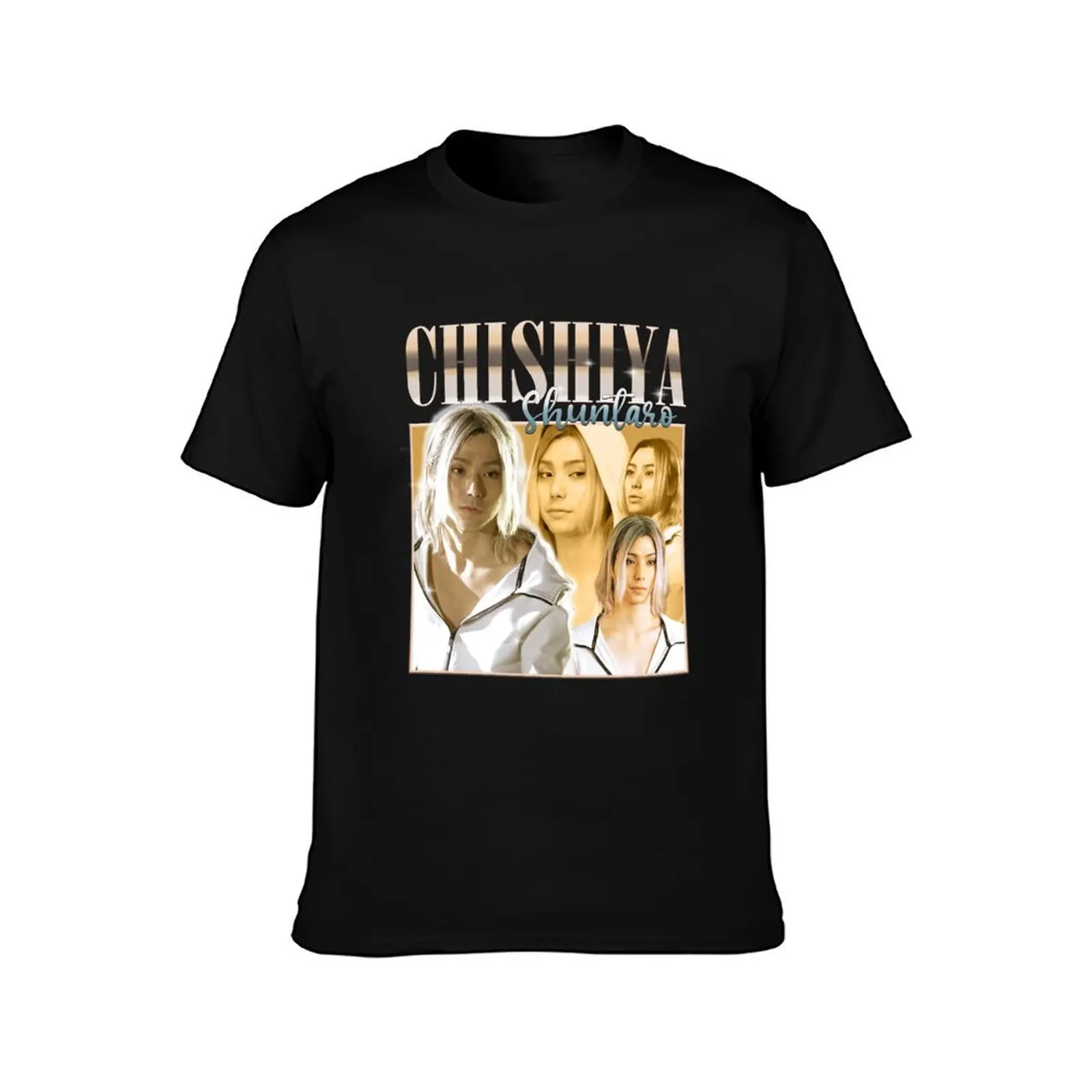 chishiya shuntaro T-Shirt Fashion Letter Print T-Shirt