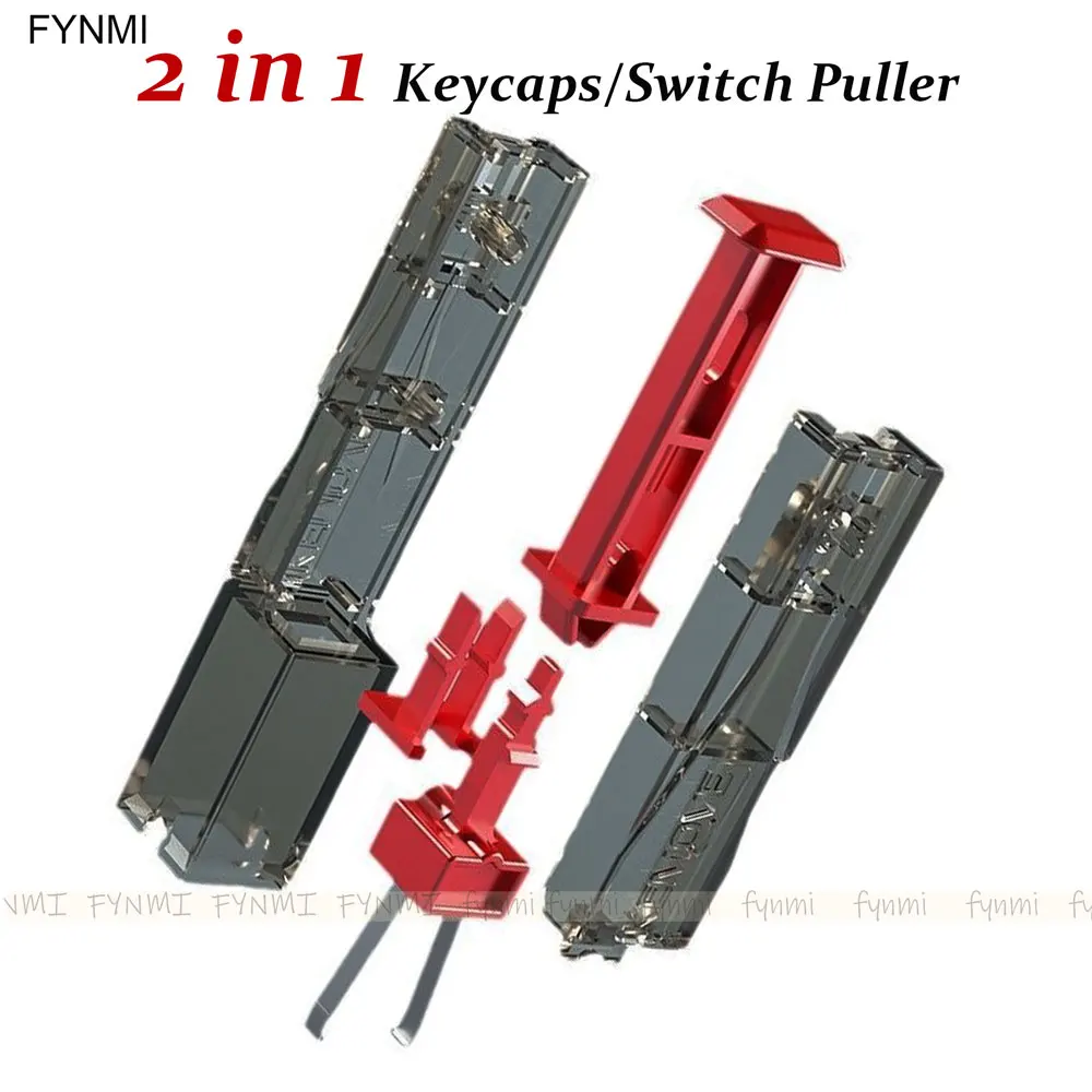 Fynmi Alat Keyboard Mekanis Penarik Sakelar Penarik Keycaps 2 In 1 Multifungsi