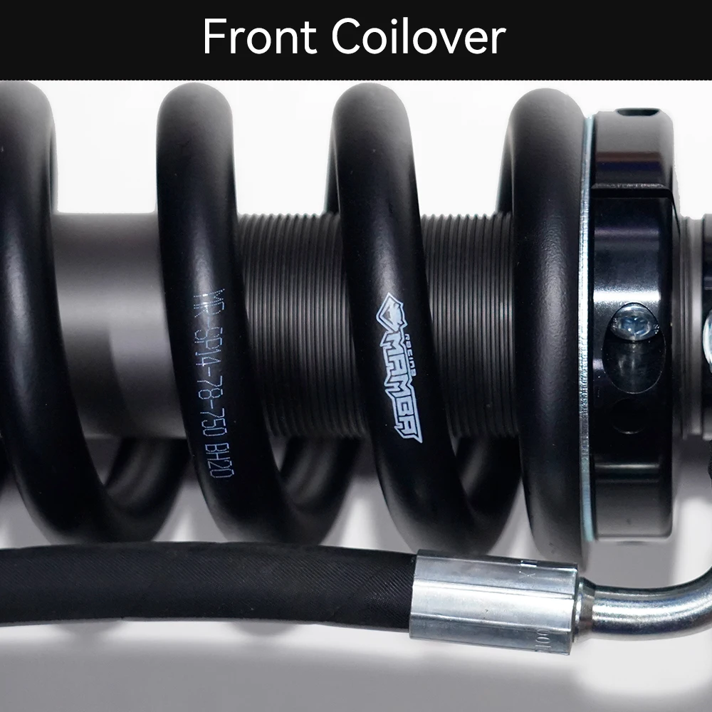 For Toyota Hilux Accessories 4x4 Suspension Shock Absorber Monotube 2.5 Remote Reservoir Coilover Adjustable Suspension Mamba view 2