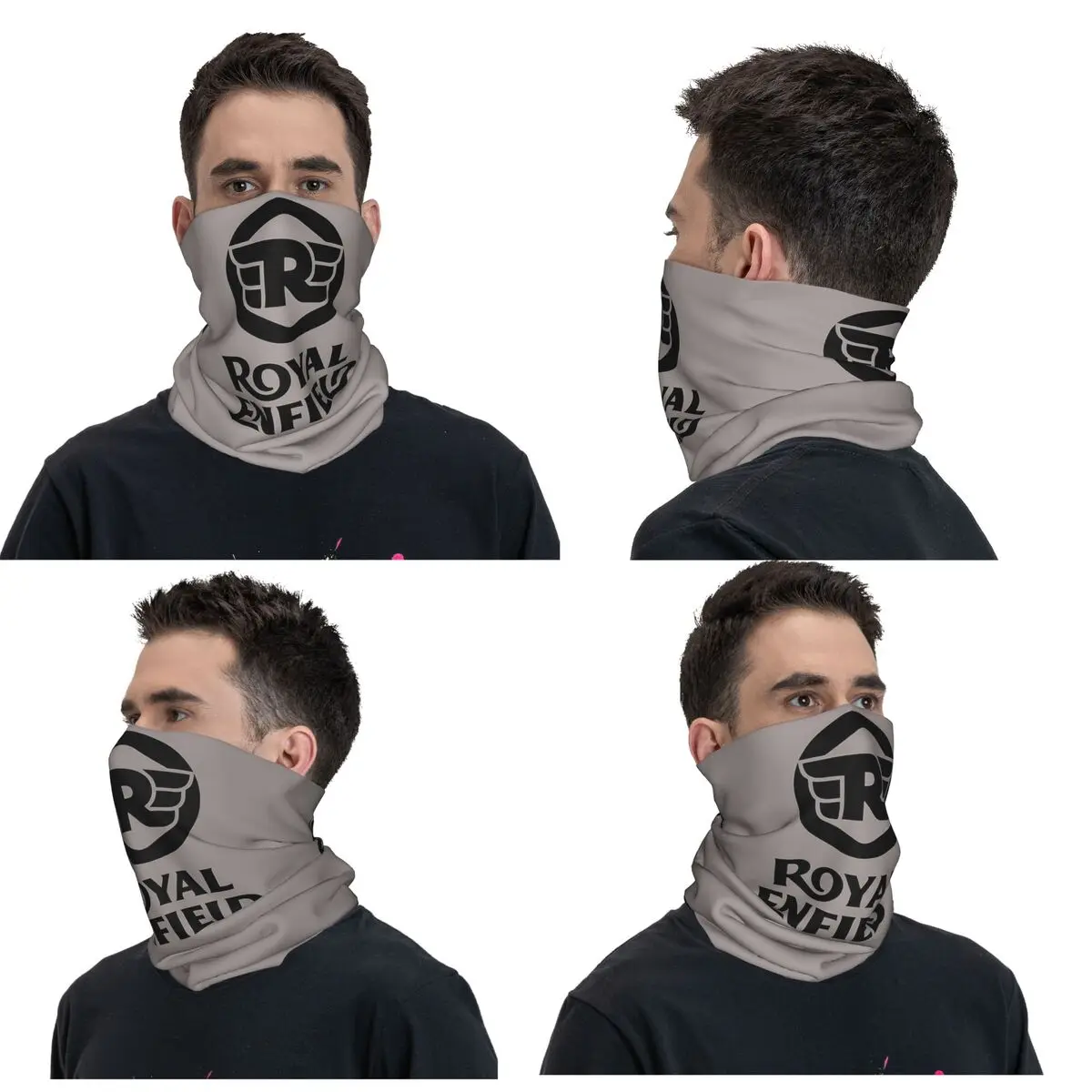 Royal-Enfields Himalaia Bandana Pescoço Gaiter Impresso Lenço Facial Multifuncional Ciclismo Cachecol Correndo Unissex Adulto Inverno