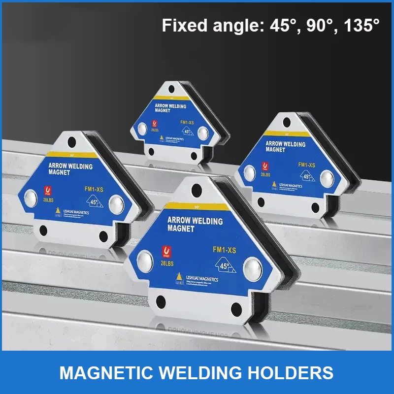 Magnetic Welding Holders 45° 90° 135° Multi-angle Solder Arrow Magnet Weld Positioner Locator Holding Auxiliary Locator Tools