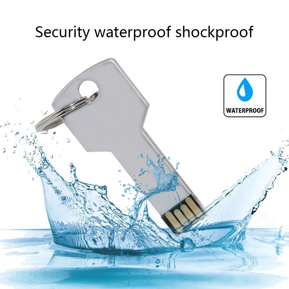 แฟลชไดรฟ์ USB โลหะ 10/50/100 ชิ้น/ล็อต ฟรีโลโก้ ความจุ 64GB 32GB 8GB 4GB แฟลชไดรฟ์ USB 128mb 512mb รุ่น 2.0
