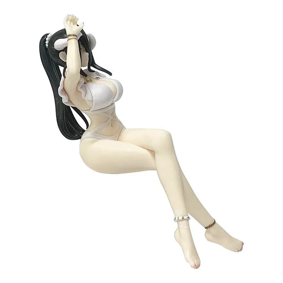 16cm Overlord Albedo Swimwear PVC Anime Action Figures Model Collection Ornament Anime Cartoon Model Toy Gift In Stock