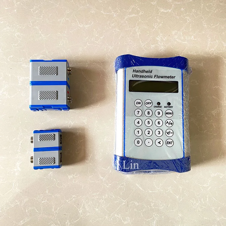 TLF 0.5% الدقة S M L الاستشعار 3.6 فولت بطارية RS485 المحمولة المشبك على السائل مقياس التدفق بالموجات فوق الصوتية للمياه