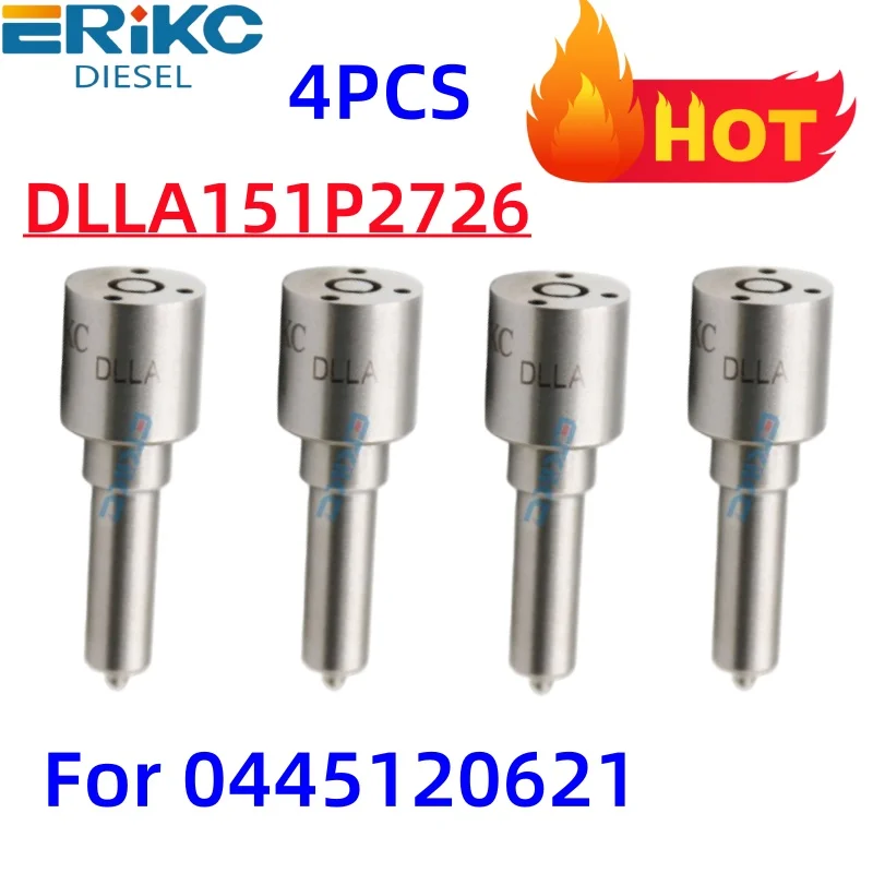 

4PCS DLLA151P2726 Injector Parts DLLA 151 P 2726 Spray Nozzle DLLA 151P2726 DLLA 151P 2726 For 0445120621 ERIKC