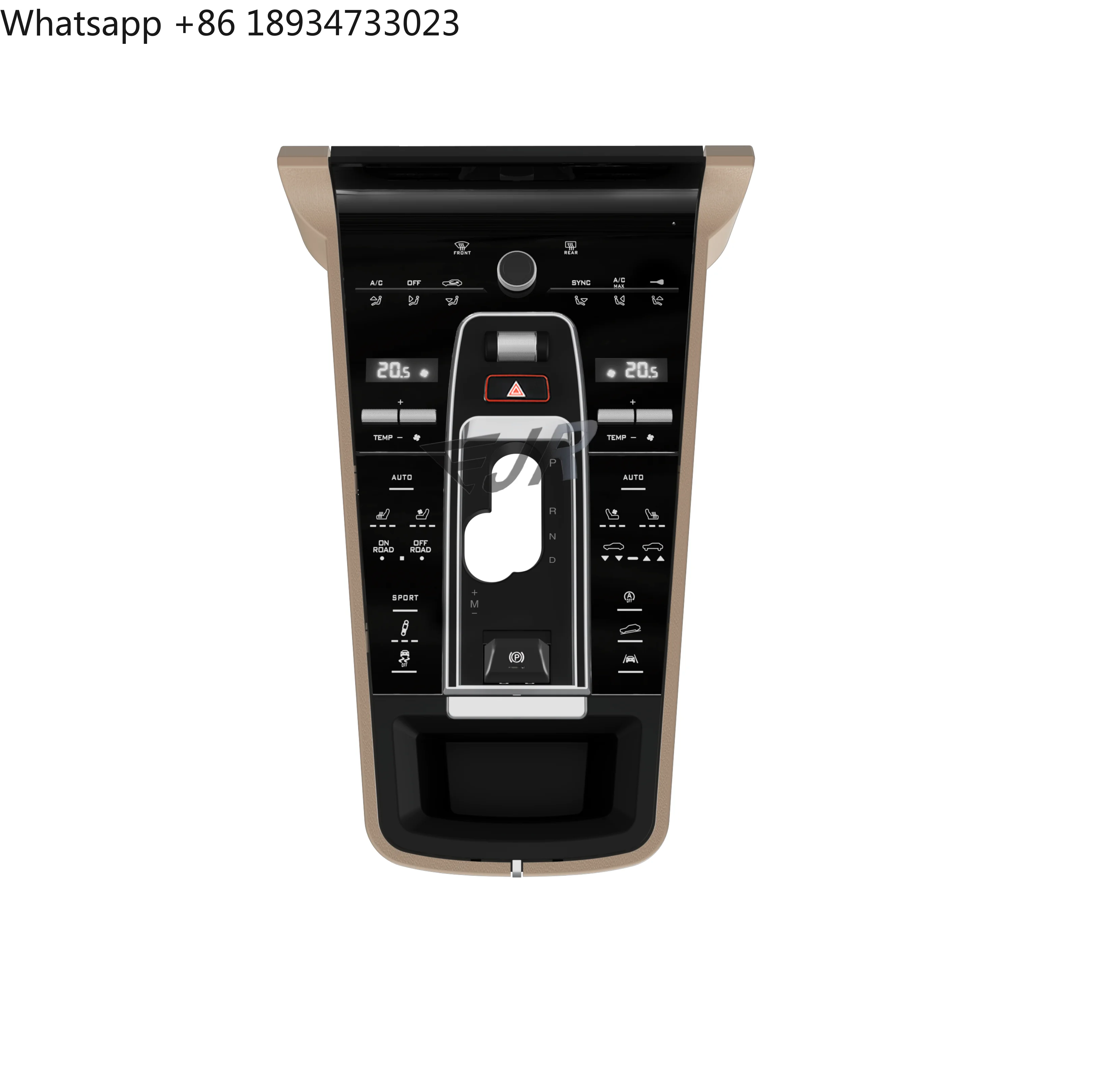 Auto Interior Saddle Digital Control Panel Upgrade for  Porsche Cayenne  Panamera  Macan Body Kit Modification