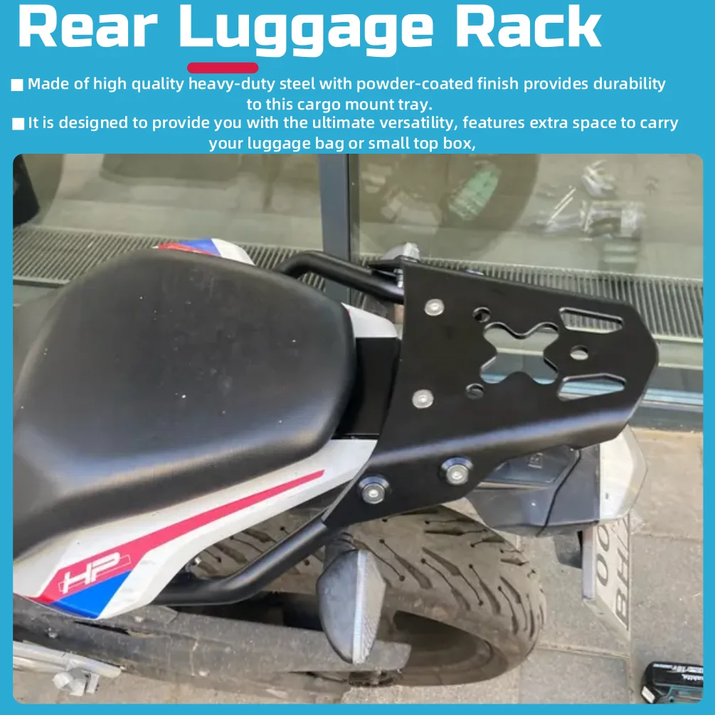 For BMW G 310R 2017-2024 2018 2019 2020 2021 G310R Luggage Rack Rear Carrier Tail Storage Support Shelf Motorcycle Accessories