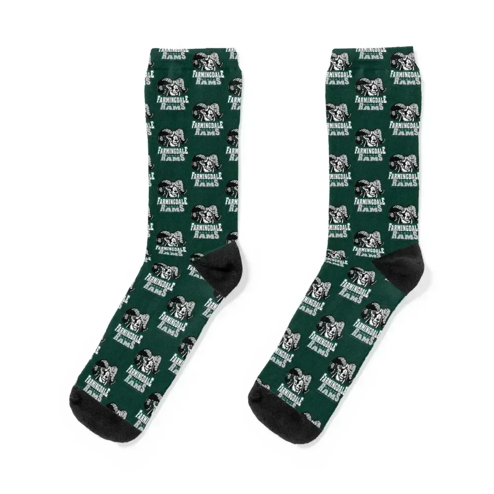 

Rams, SUNY Farmingdale Socks shoes retro winter thermal Running Men Socks Luxury Brand Women's