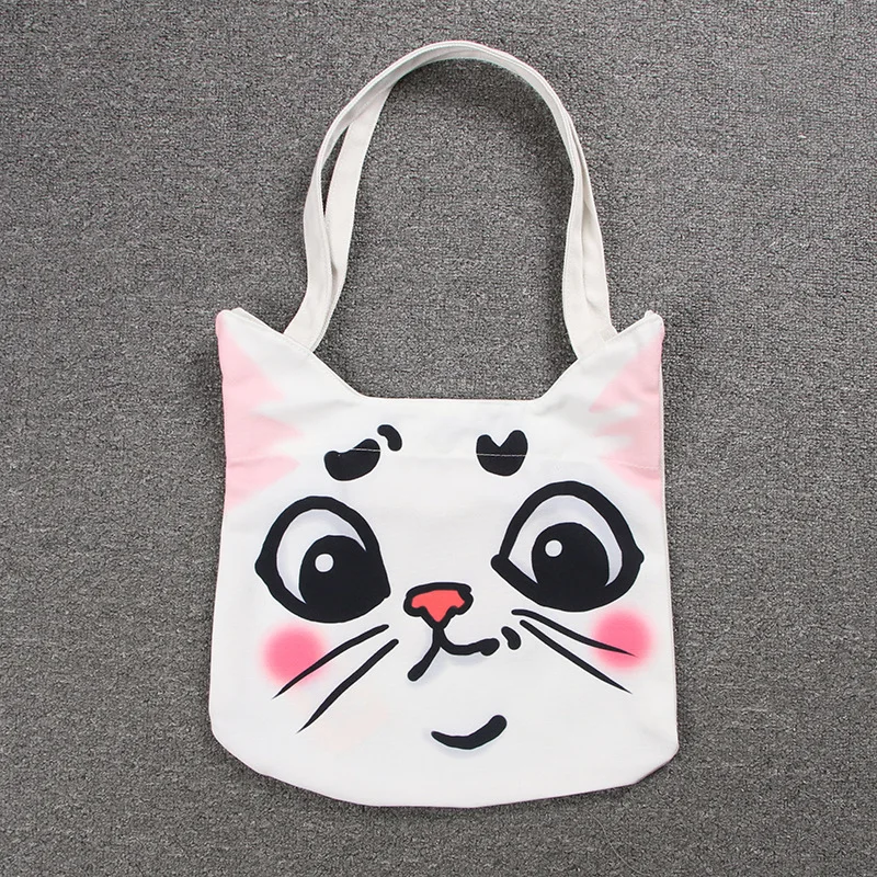 Sac uniforme japonais JK, sac à main chat animé cochon chien ours Design de dessin animé, sac à bandoulière simple pour écolière