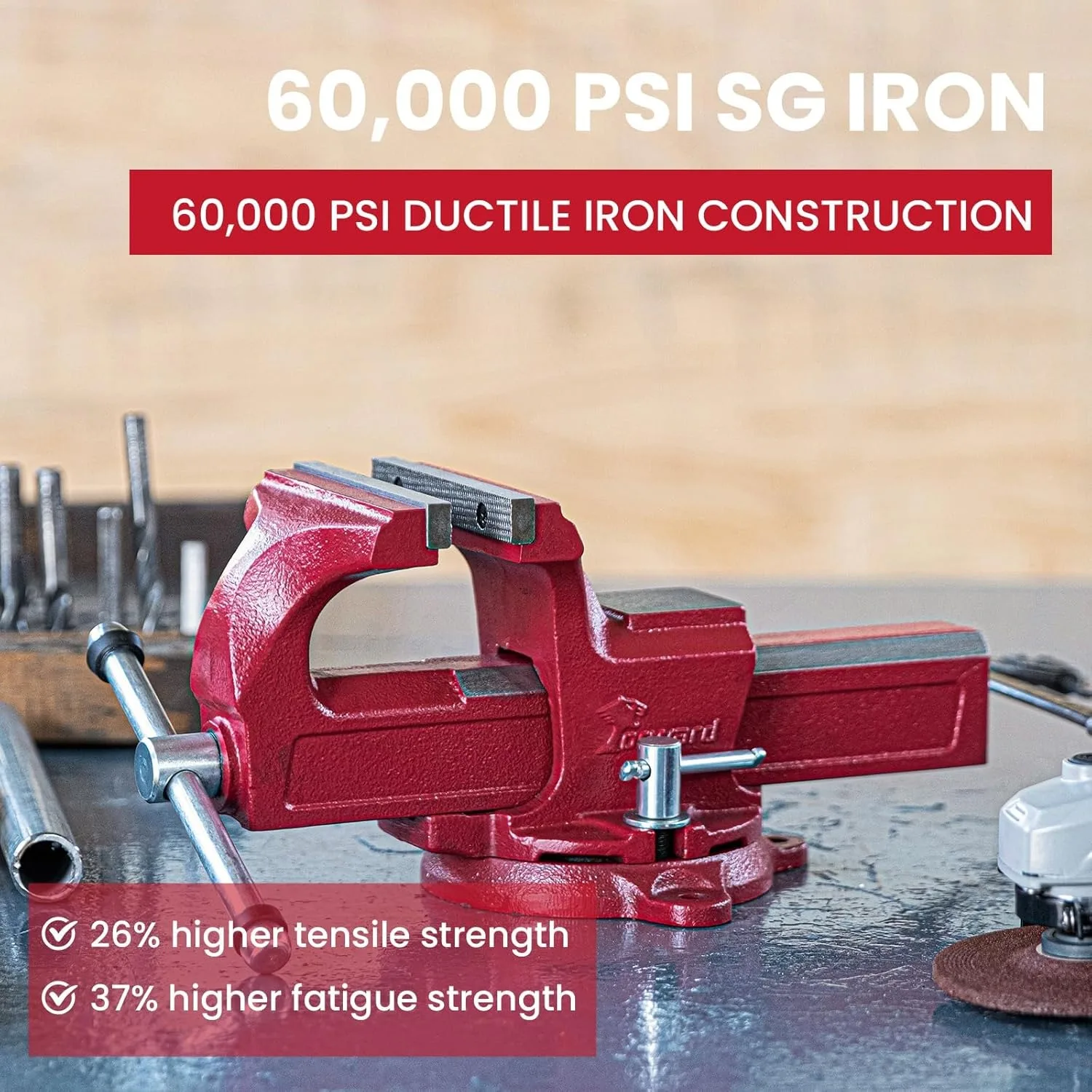 Forward Home Vise Ductile Iron 5