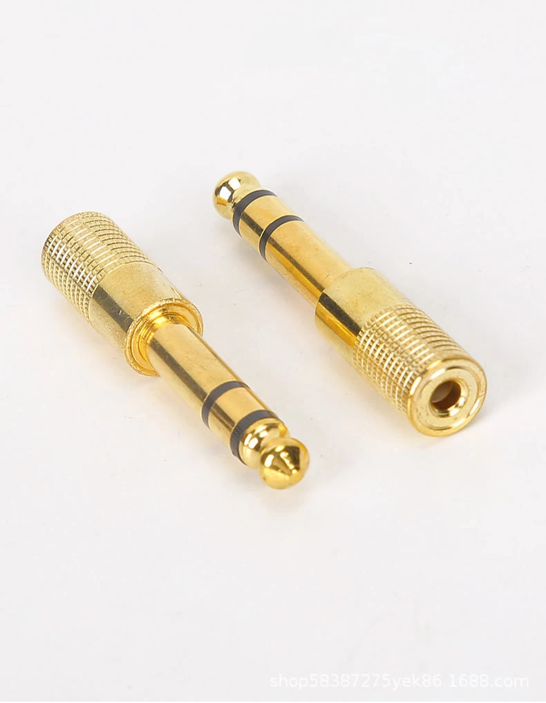 6.5mm To 3.5mm  3.5mm to 6.5mm Audio Adapter Male Stereo Headphone Audio Adaptor/Microphone Plug Jack Adapter Converter