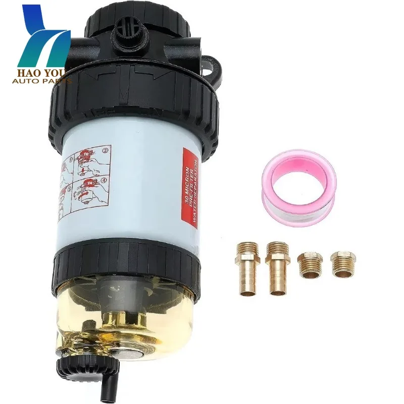 BF7783-D 42093 Fuel Water Separator Fuel Filter Assembly 30 Micron Fits FM100 Series Filter Diesel Engine Replaces