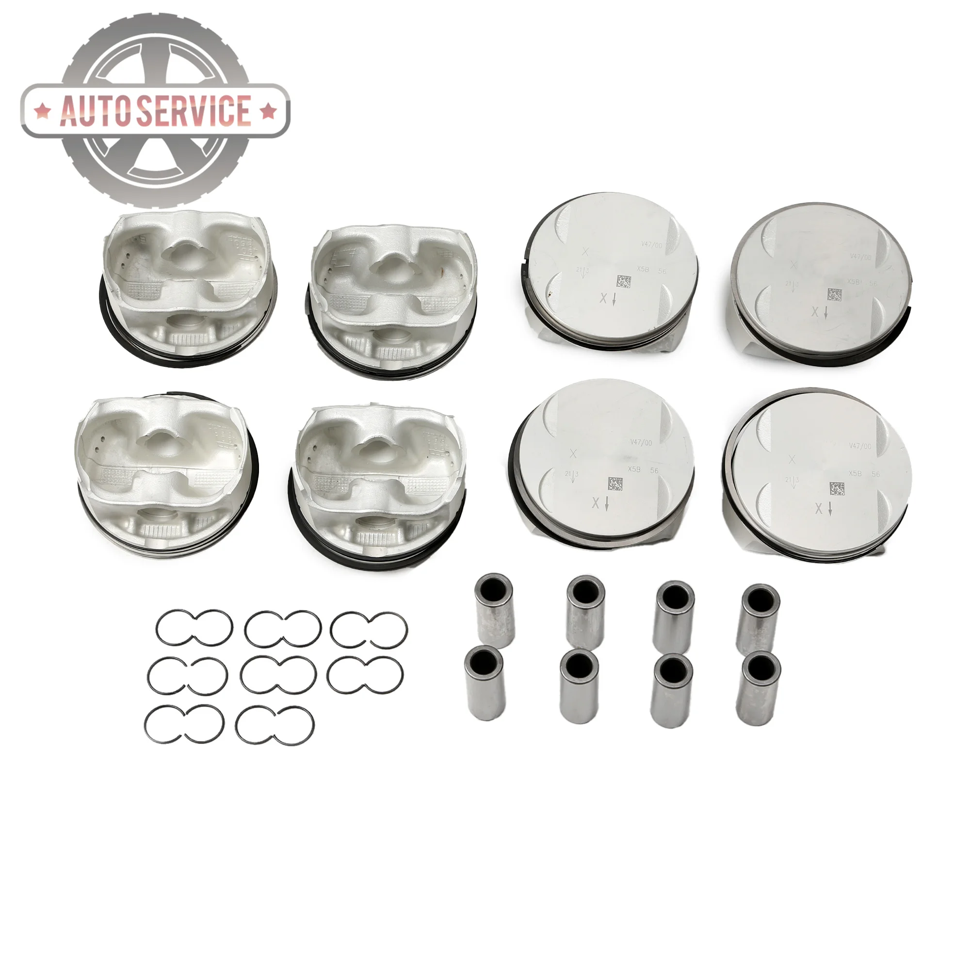 A2730301517 5.5L Engine Piston & Rings Assembly Kit M273.961/963 98mm 22mm for Mercedes-Benz CLK550 GL550 S550 CL550 A2730302117