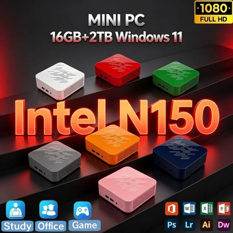 2026-hot-sale-mini-computer-intel-n150-windows-11-16gb-ram-2tb-ssd-portable-small-pc-for-home-entertainment-office-work