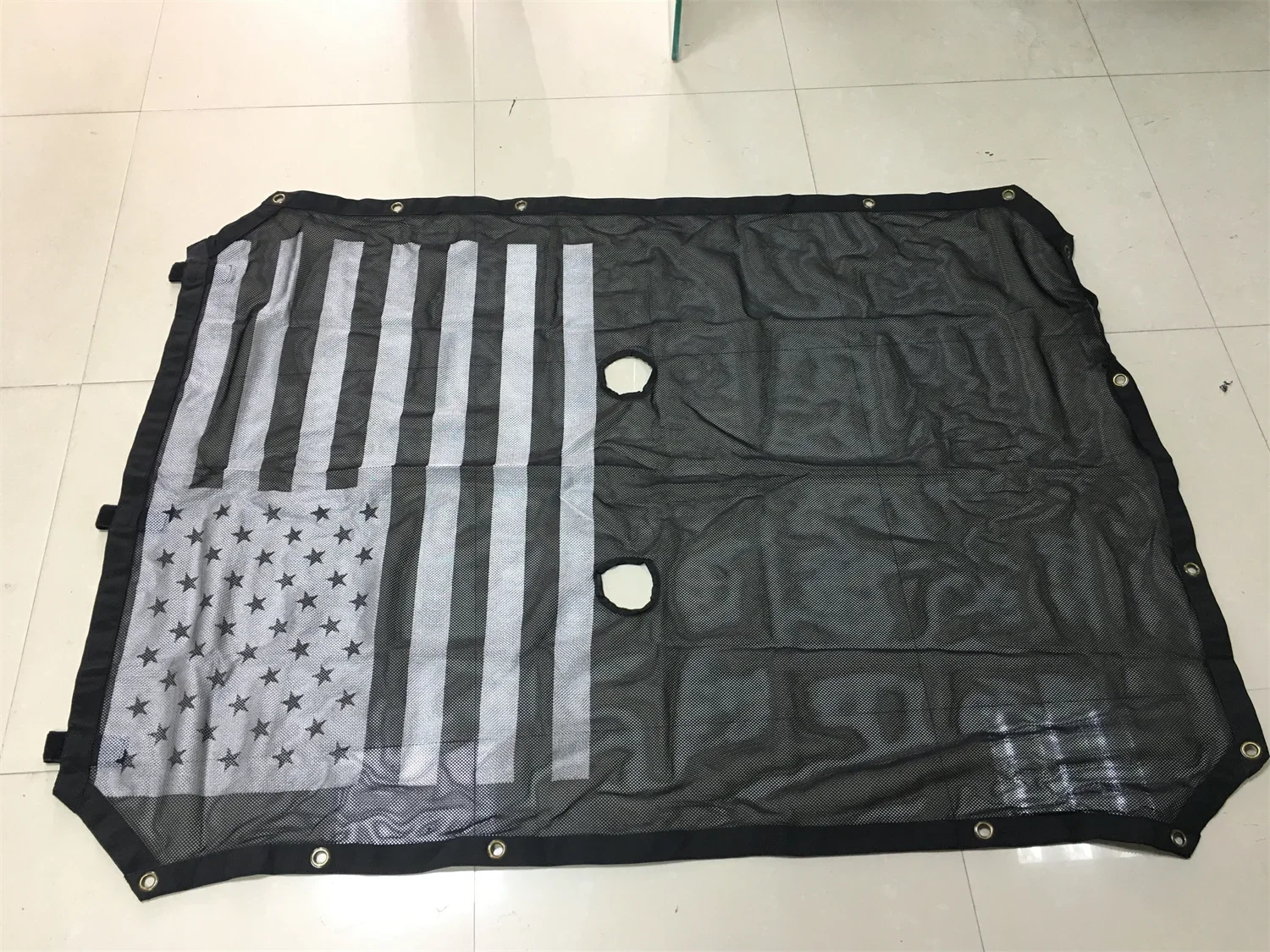 SXMA J260-3 Shade Net 4 Doors Car Roof Insulation Net Sunscreen Shading Net Shade Soft Top Cover For Jeep Wrangler JK 07-17