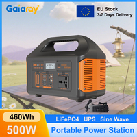 Gaiaray 500W 460Wh Portable Power Station 220V Sine Wave Solar  Power Generator LiFePO4 Battery Electric Station for Camping RV