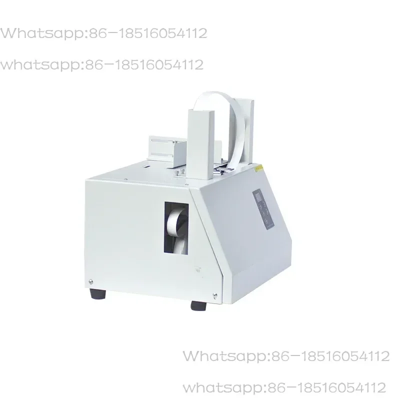 Automatic Banknote Invoice Bill Banding Machine 220V Paper Tape Money Strapping Machine for Office Use
