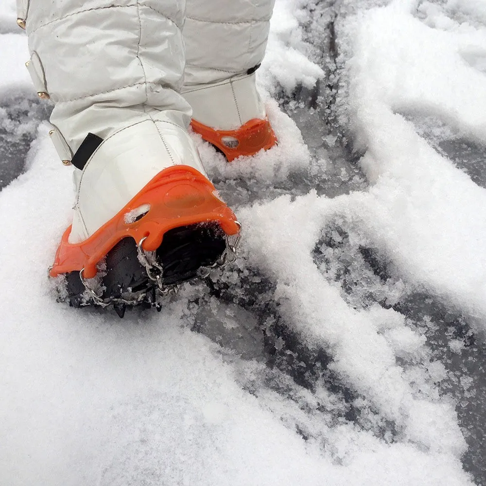 Outdoor 8-Tooth Ice Anti-Skid Shoe Cover, Sole Nail Chain Shoe Cover, Men'S And Women'S Outdoor Snow Snow Ice Anti-Skid Snow