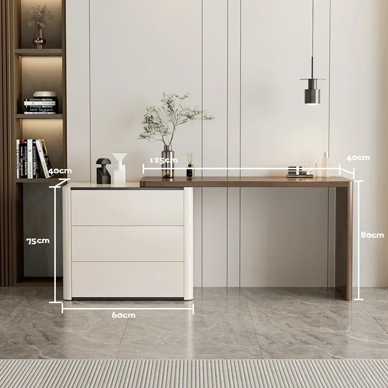 الزجاج الأعلى الغرور ماكياج كرسي صالون الأظافر مجموعة طاولة أثاث الفتيات الحديثة غرفة المعيشة غرفة نوم خمر الروطان Toaletka   خزانة