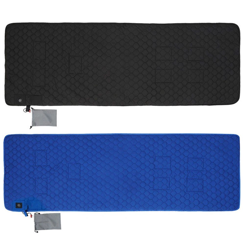 Winter Heating Mat USB Heating Sleeping Mat Camping Warming Mattress Temperature Warm Tent Sleeping Mat Foldable Sleeping Pad