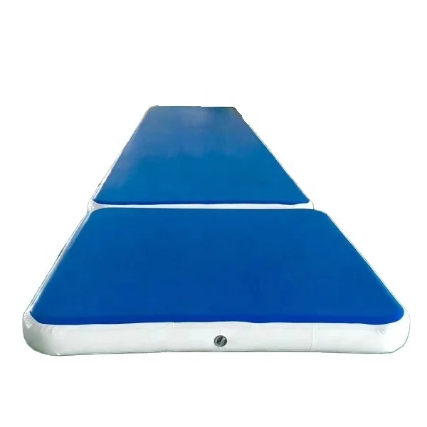 PVC aufblasbares Luftkissen Yoga Gymnastik Training Pad Taekwondo Backflip dick gezogen Kampfsport Schutzmatte Indoor