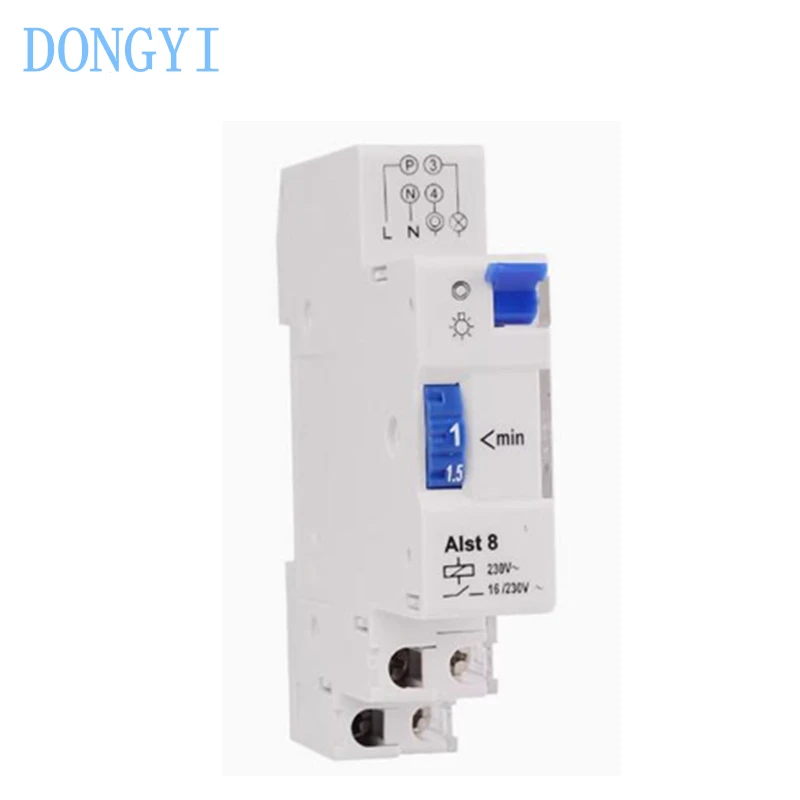 Guide Rail Corridor Time Controlled Switch Relay ALST8 220V
