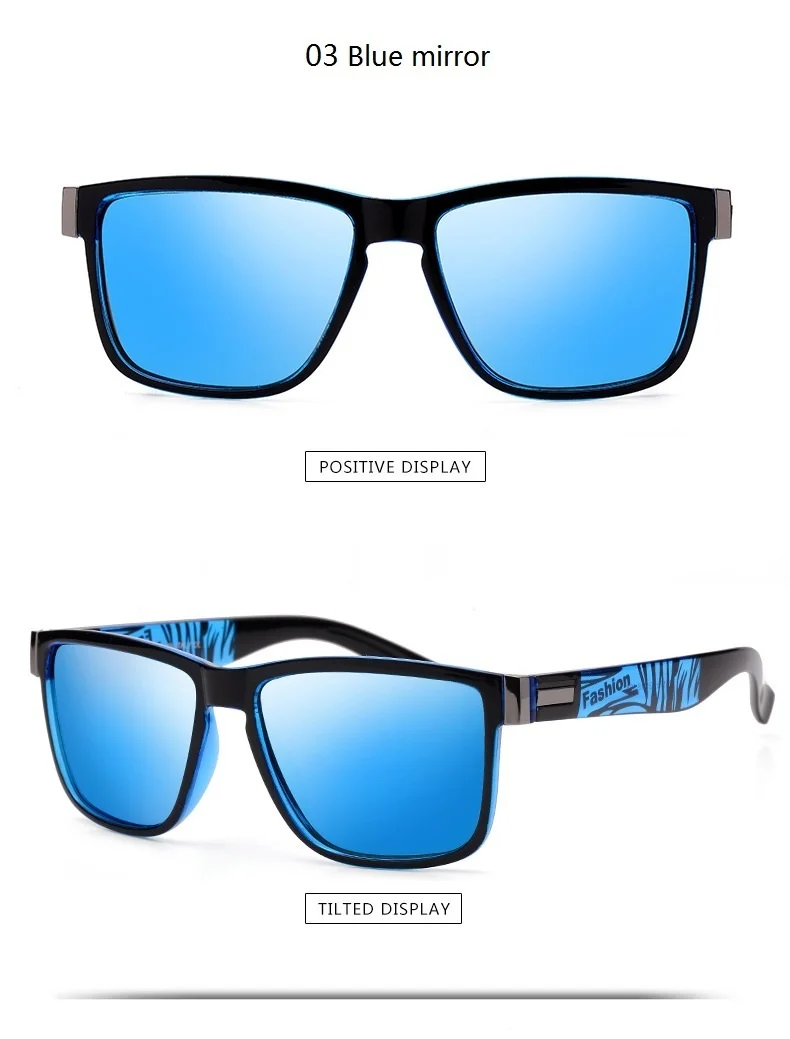 Luxus Männer Frauen Fahren Sonnenbrille Mode Marke Designer Platz Vintage Angeln Sonnenbrille UV400 Brillen – Detail 17