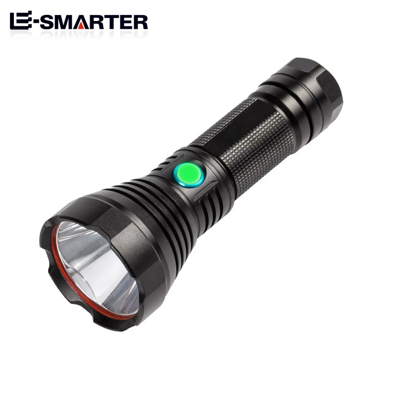 High Power Lighting Hiking Flashlight SST 40 LED Searchlight Tactics Flashlight USB Rechargeable Camping Flashlight