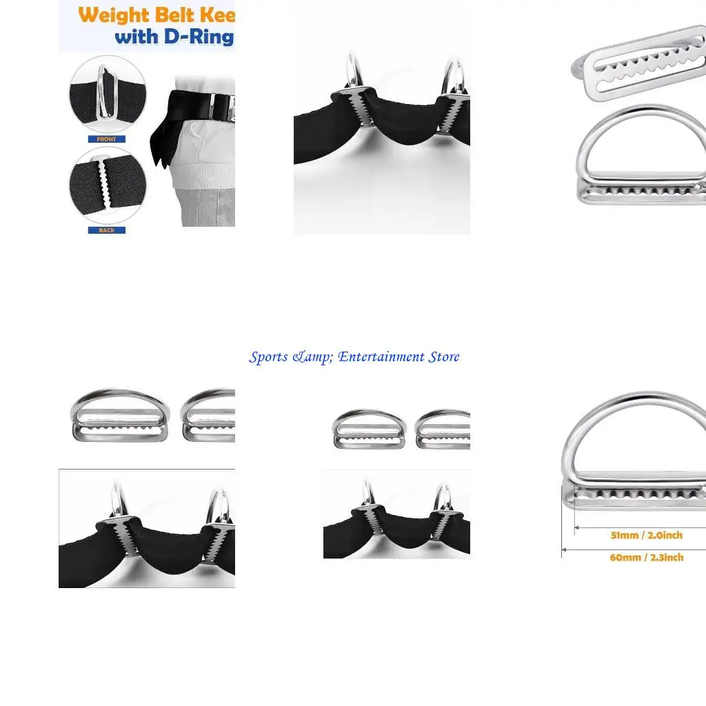 

G7NF 2PCS Весево -ремень хранителя из нержавеющей стали.