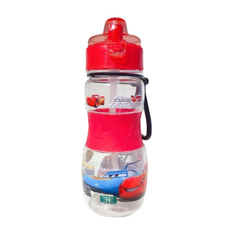 Cartoon DSN Water Sippy Cup Creative Frozen Lightning McQueen Feeding Cups with Straws Outdoor Portable Bottles