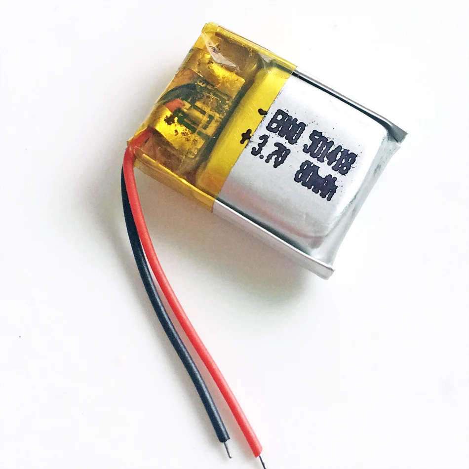 3.7V 80mAh litowo-polimerowa LiPo akumulator 501418 Li komórki do Mp3 GPS inteligentny zegarek zestaw słuchawkowy Bluetooth słuchawki