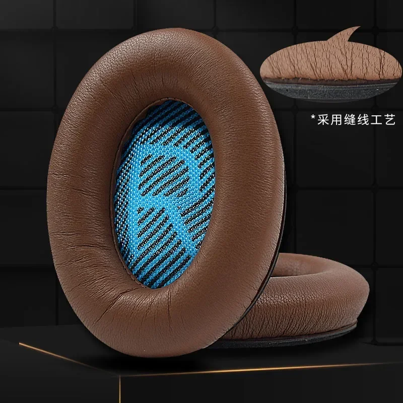 Replacement Lambskin Earpads for BOSE AE2 QC15 QC25 QC35 QC35II Headset Headphones Leather Sleeve Earphone Earmuff