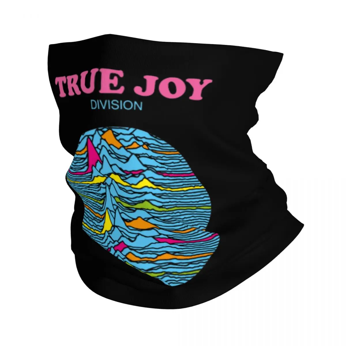 True Joy Division Bandana Neck Gaiter Rock Band Music Balaclavas Wrap Scarf Warm Headwear Riding for Men Women Adult Windproof