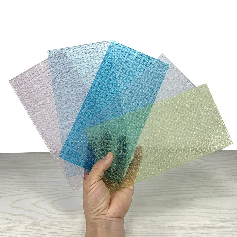 16x32 Dots Double-Sided Base Plate High Transparent Baseplate For Figures Building Blocks Toys City Plates Construction Blocks