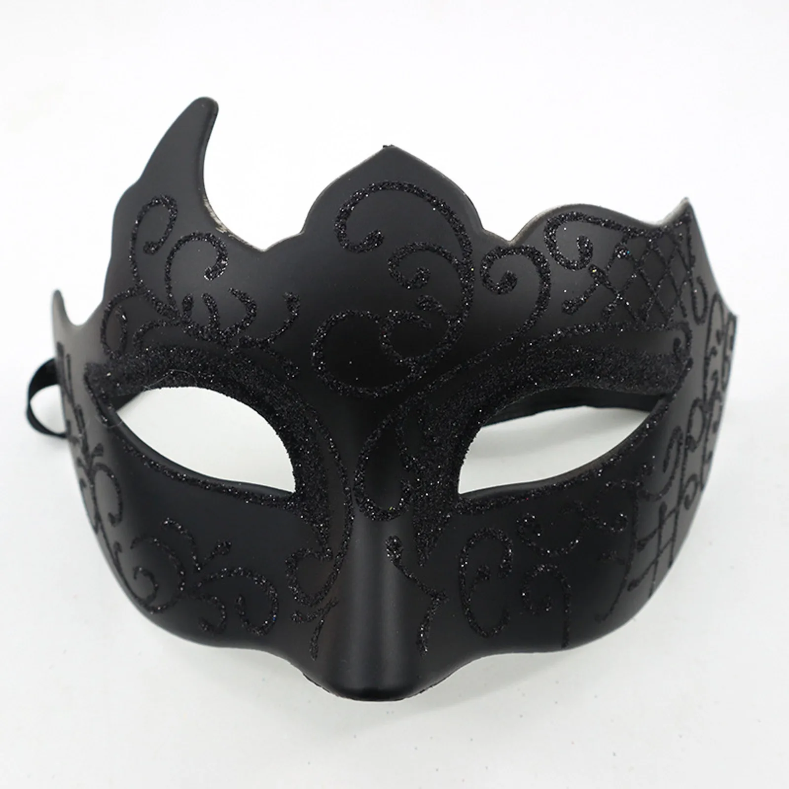 Masque facial demi-visage peint à plusieurs coins pour hommes et femmes, costume de cosplay, accessoires de Rh, maquillage, danse, carnaval, fête