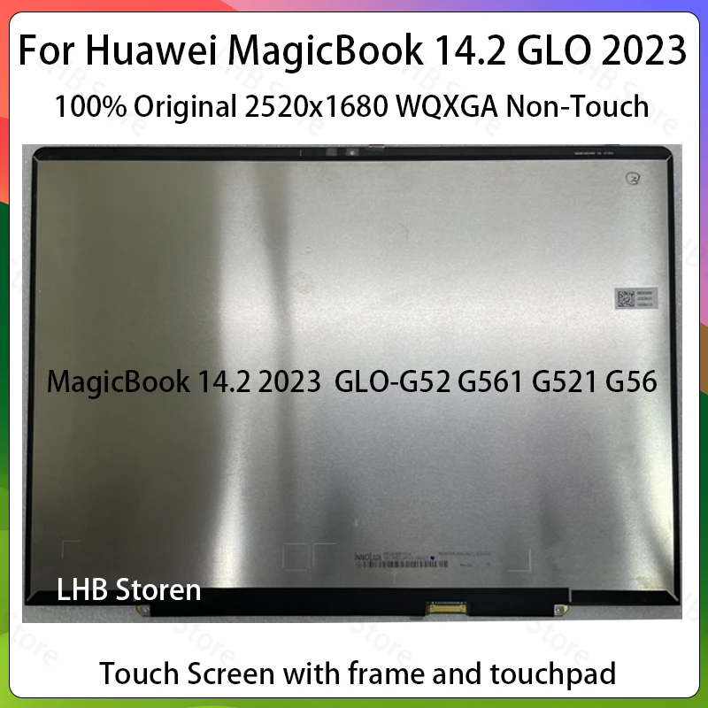 

14.2" For Huawei MagicBook 14.2 GLO-G52 GLO-G561 GLO-G521 GLO-G56 Laptop LCD Touch Screen Assembly Display Panel 2520 x1680