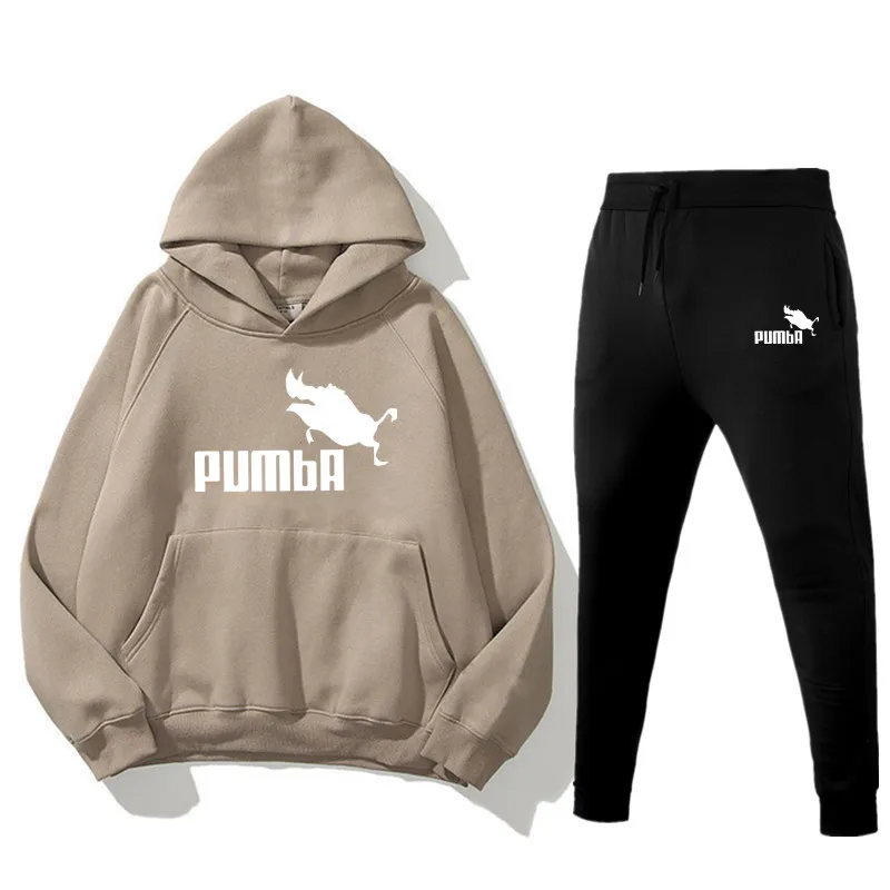 Autumn/Winter 2024 PUMBA new sports sweater set fashion casual loose comfortable wool with all trendy coats