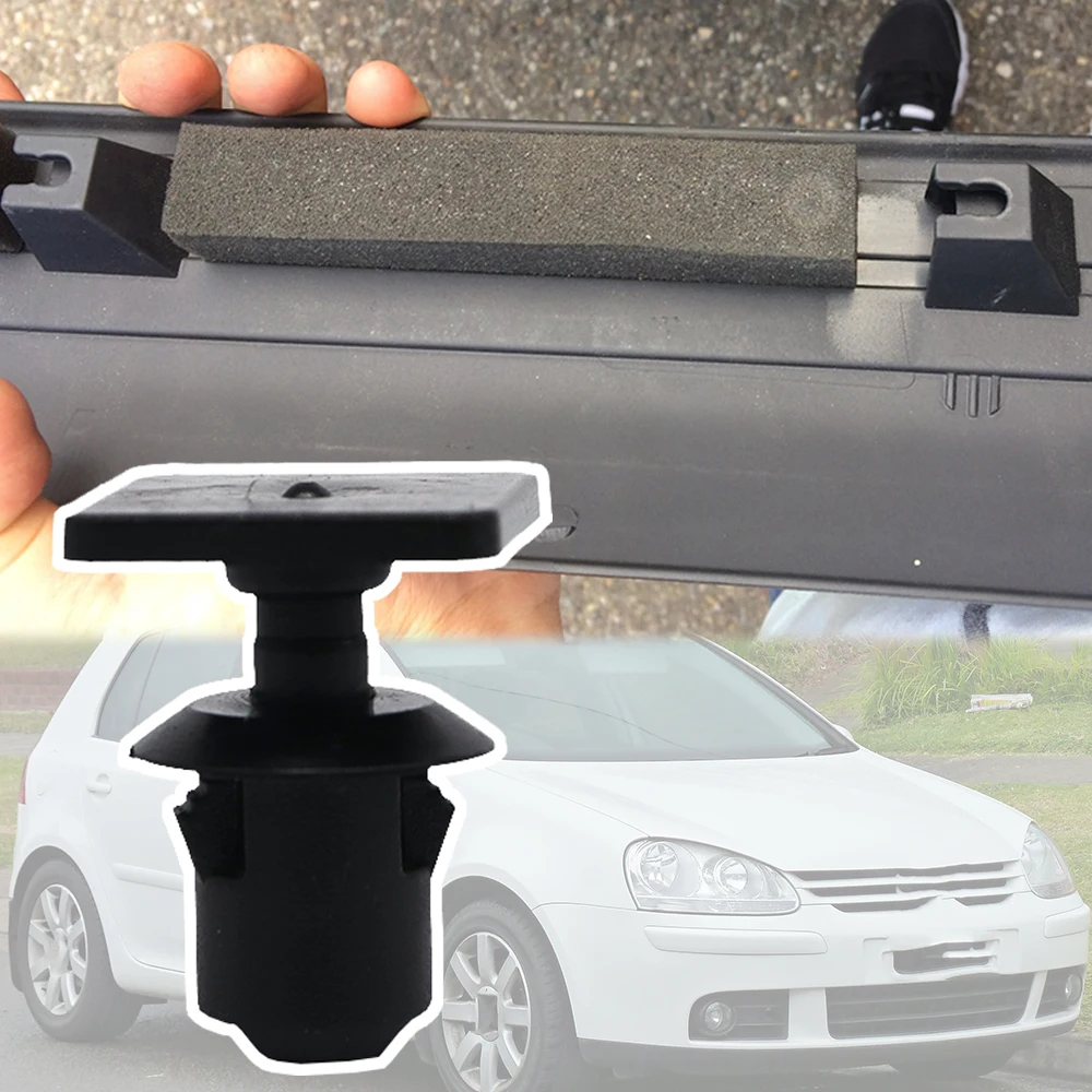 Car Door Panel Card Clips Roof Repair Headliner Fixing Retainer Lining Rivets For VW Golf 4 5 6 7 1J 1K 5K 1997 1998 1999 - 2018